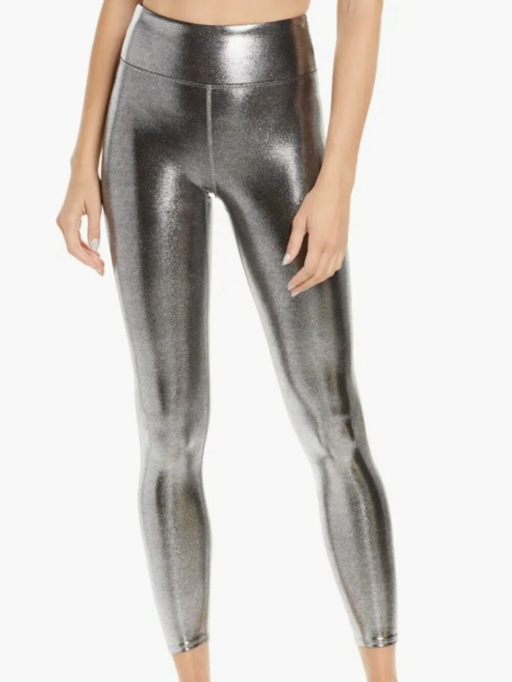 Heroine Sport Silver Metallic Leggings